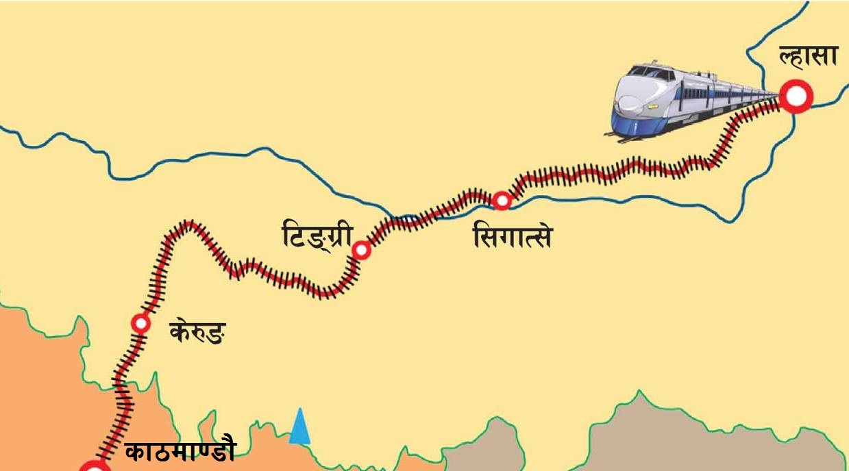 केरुङ–काठमाडौं रेलको सम्भाव्यता अध्ययन तीन चरणमा हुने